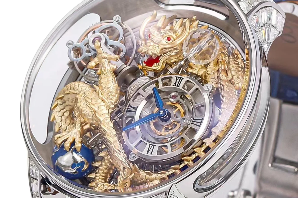 Astronomia Gold Dragon White Gold with Diamonds