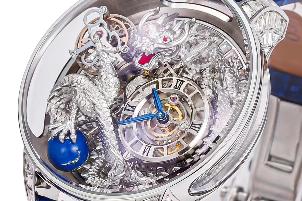 Astronomia Silver Dragon White Gold with Diamonds
