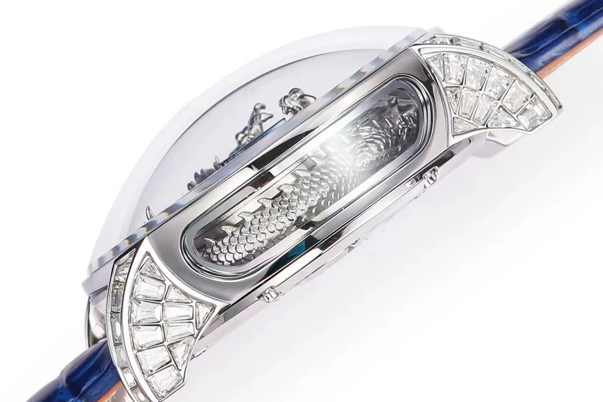 Astronomia Silver Dragon White Gold with Diamonds