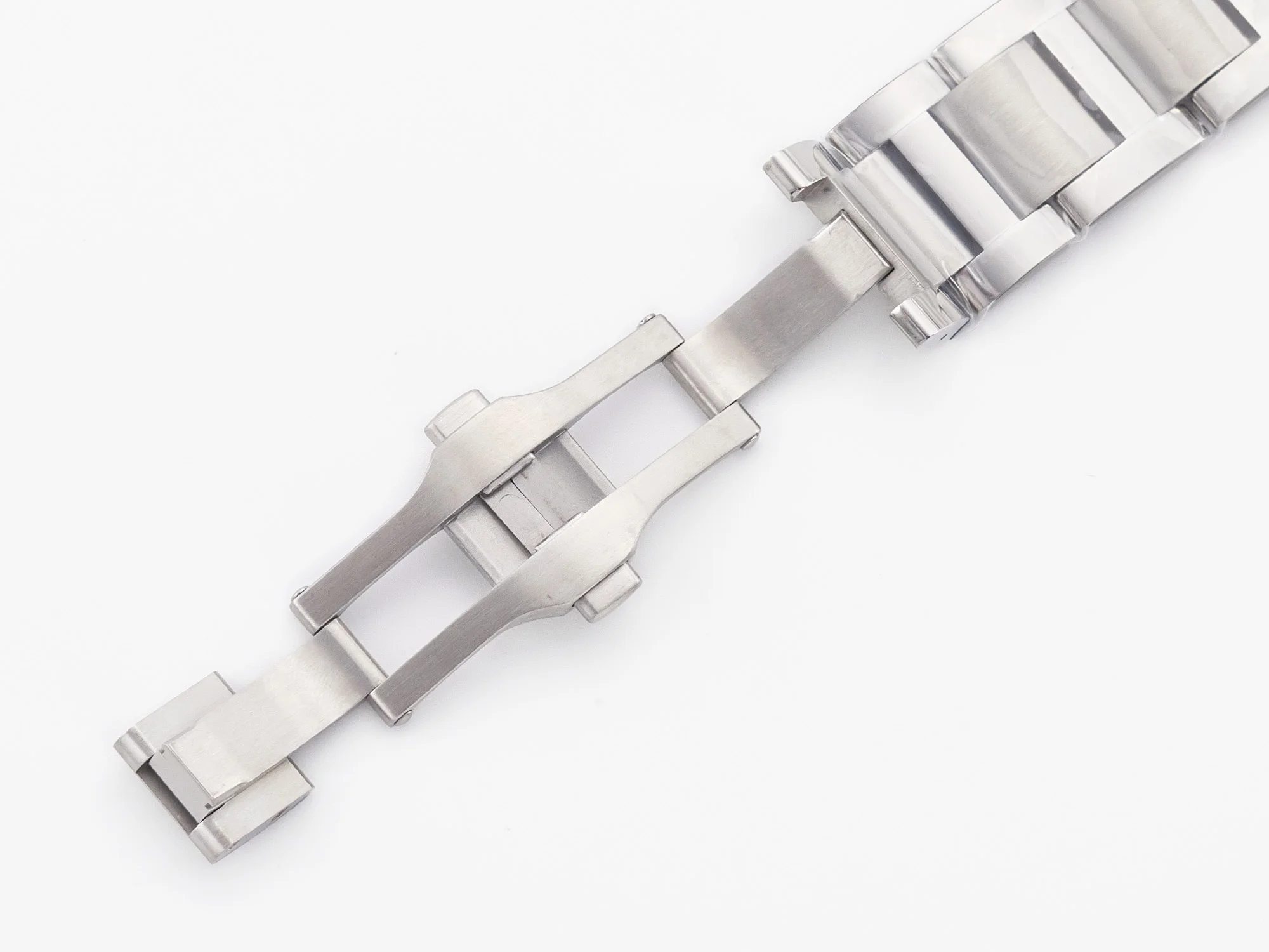 Ballon Bleu 42mm SS AF 1:1 Best Edition White Texture Dial on SS Bracelet A2824 V5