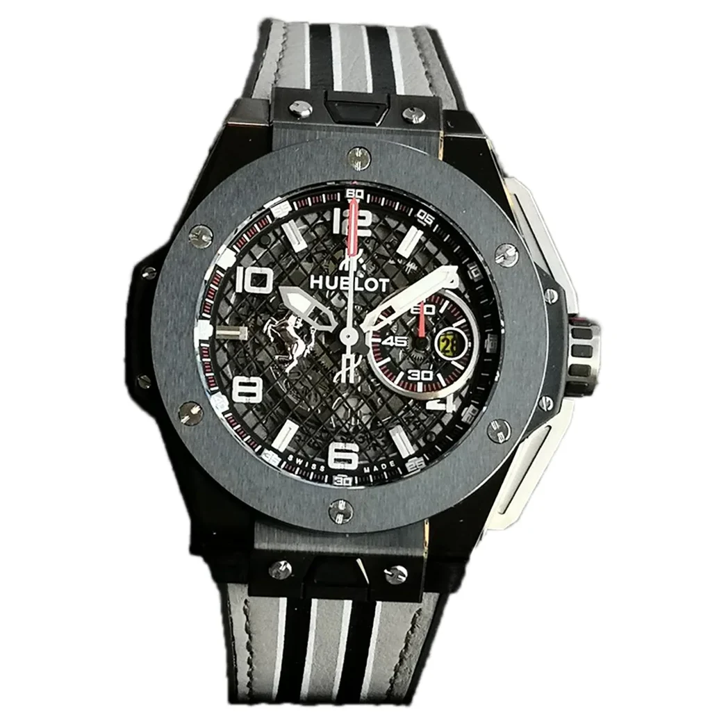 Big Bang F1 Black Dial Chronograph in Ceramic