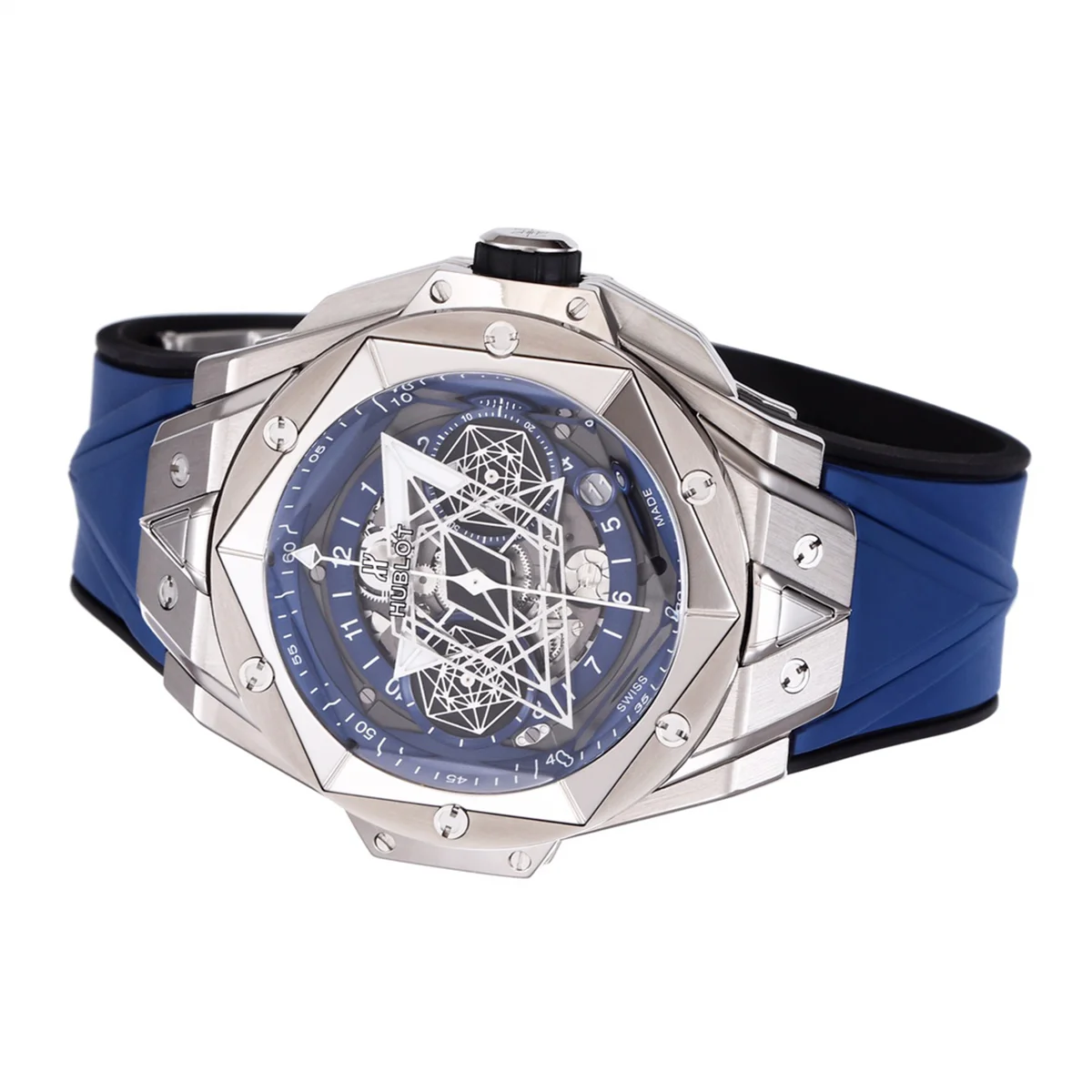 Big Bang Sang Bleu II Blue Dial in Titanium