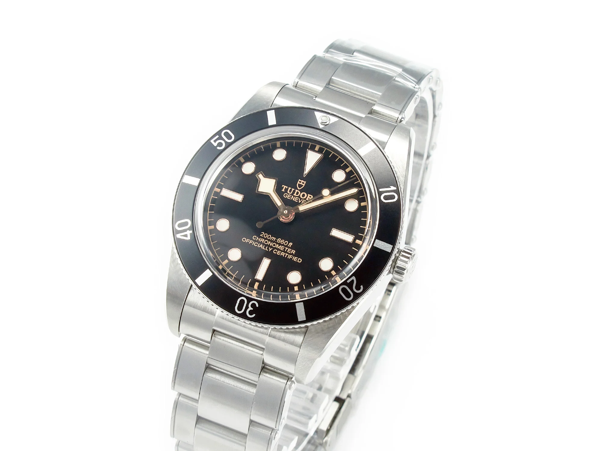 Black Bay 54 37mm SS ZF 1:1 Best Edition Black Dial on SS Bracelet A2824