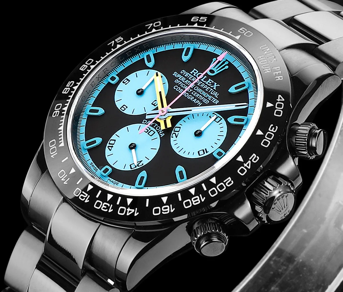 Blaken Daytona Black/Blue Dial