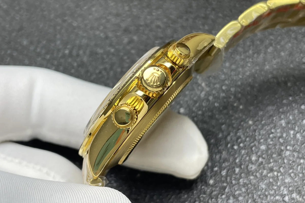 Blaken Daytona “Cards” White/Green Dial in Yellow Gold