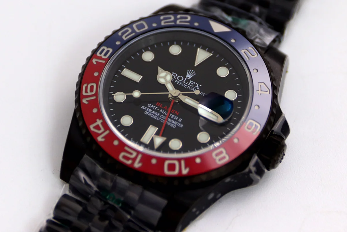 Blaken GMT Master II “Pepsi” 116719BLRO PVD Black
