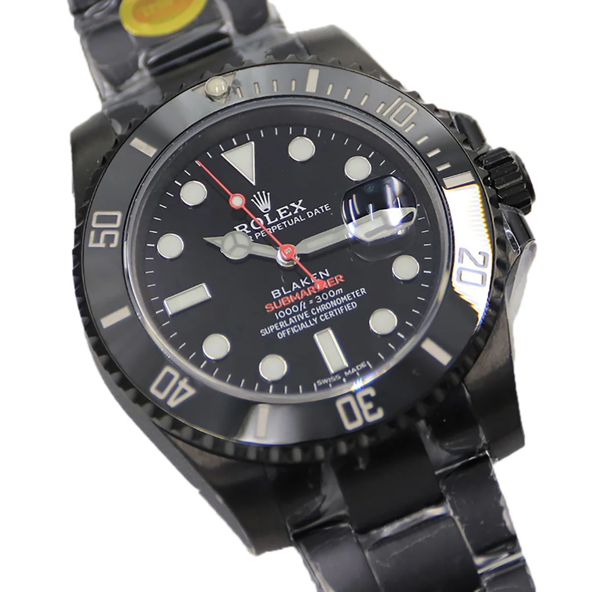 Blaken Submariner Black Dial in PVD
