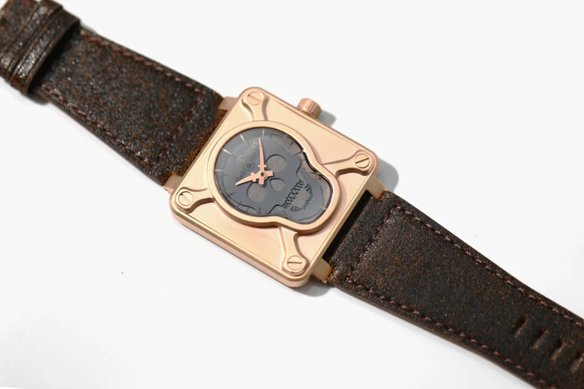 BR 01 Skull Bronze Black