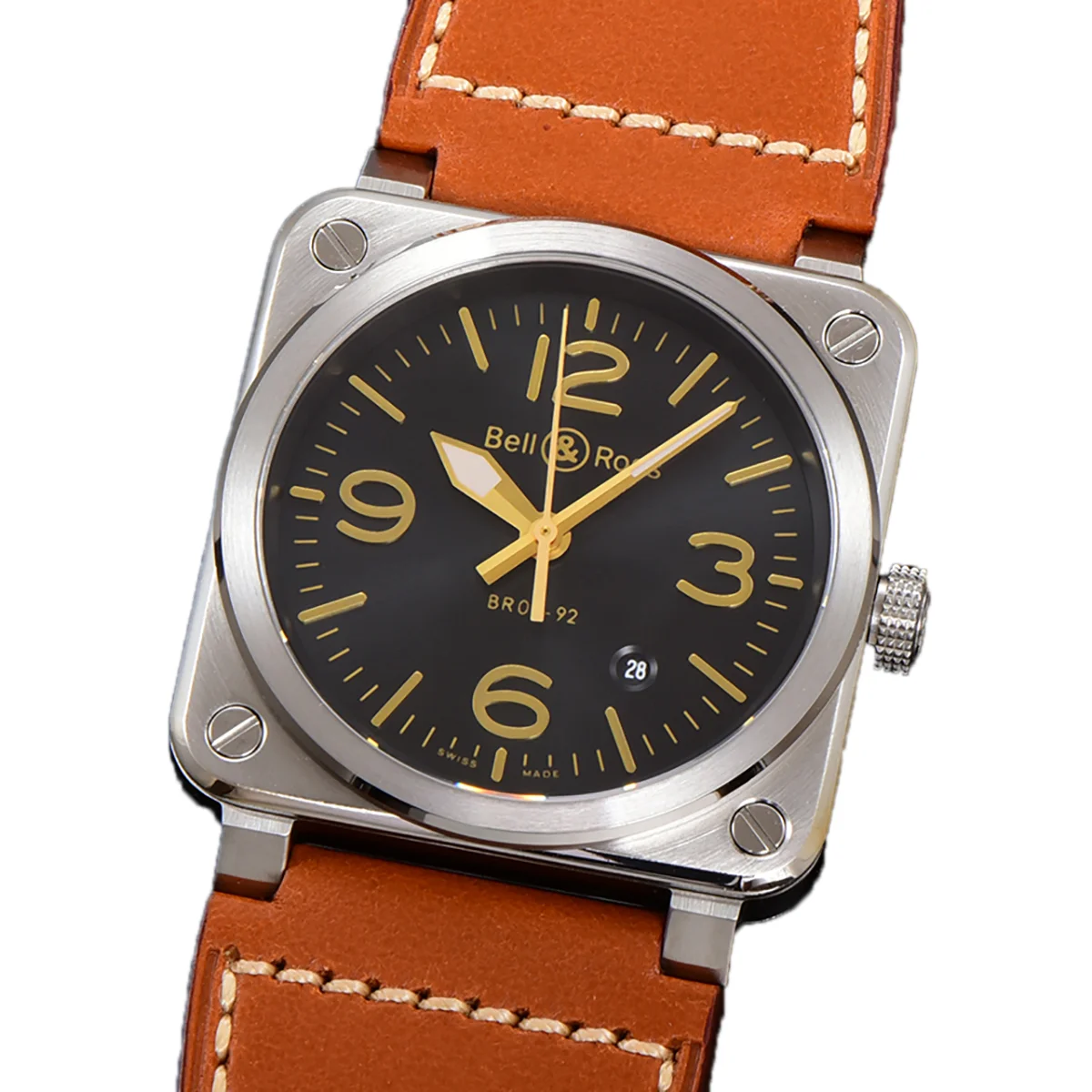 BR 03-92 Black Sunburst Dial