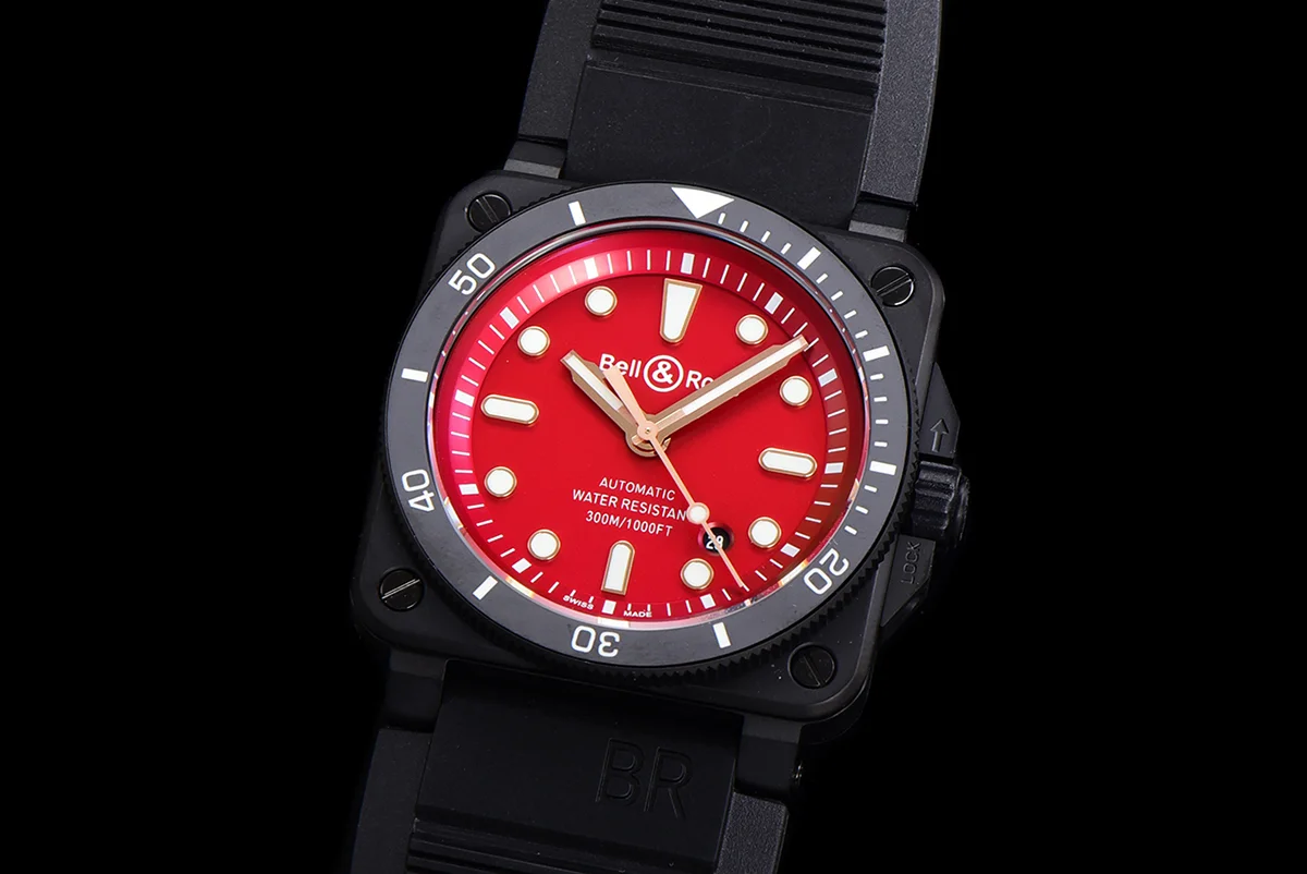 BR 03-92 Red Dial in PVD
