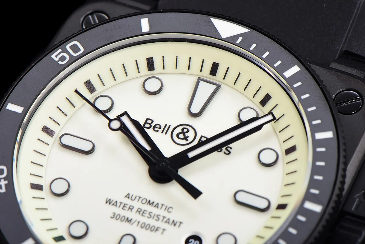 BR 03-92 White Dial in PVD