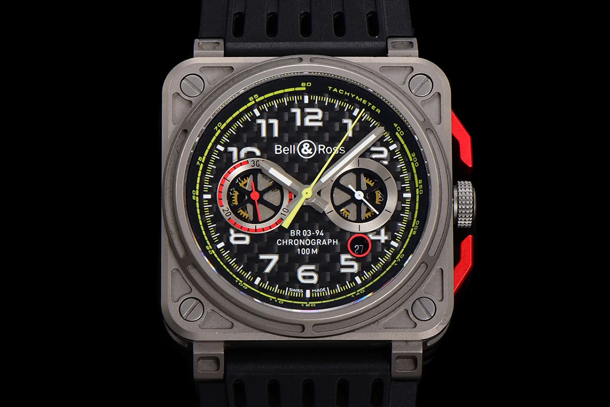 BR 03-94 Chrono Black Dial
