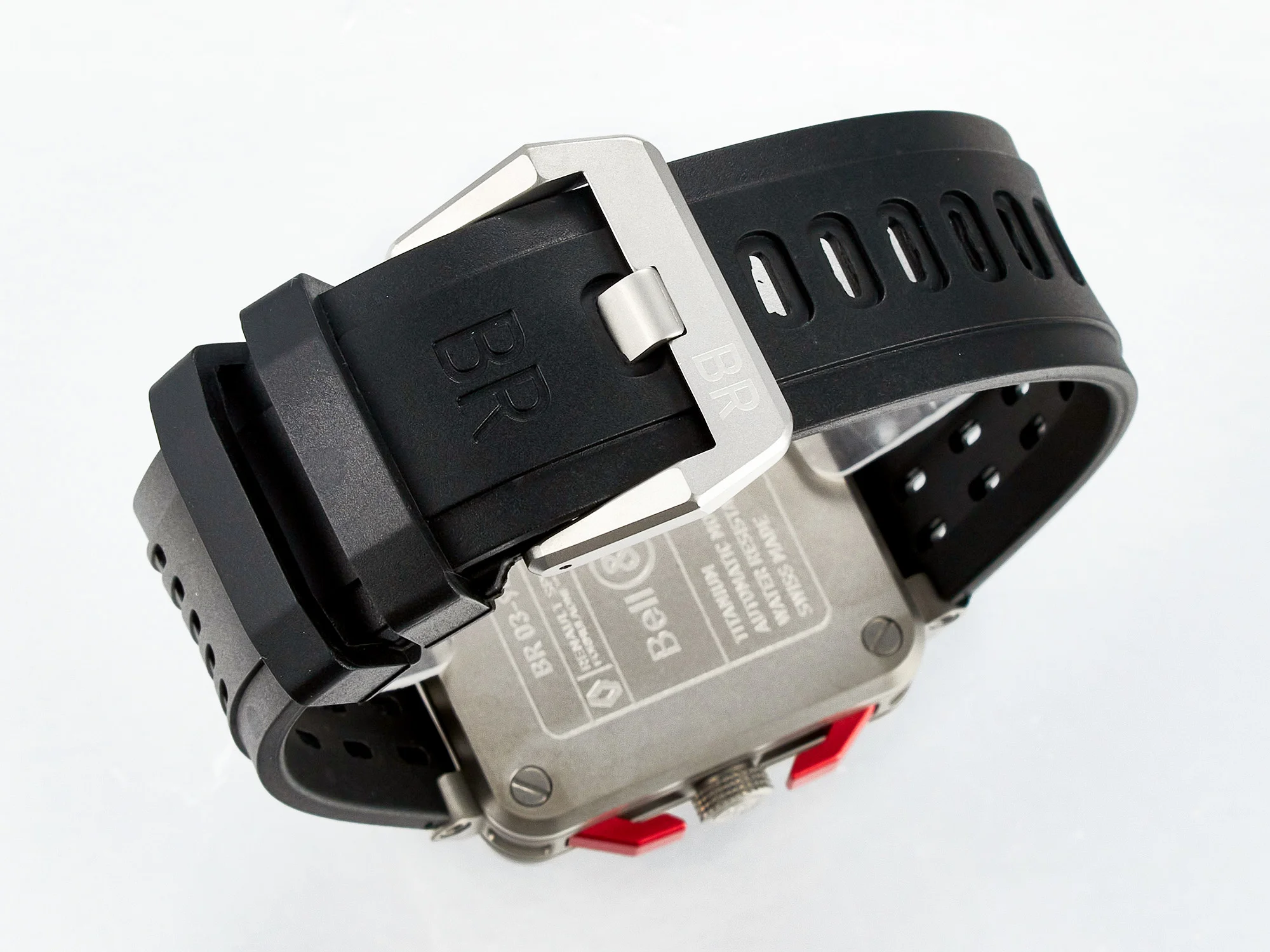 BR03-94 Chrono BRSF 1:1 Best Edition Carbon Dial on Black Rubber Strap A7750