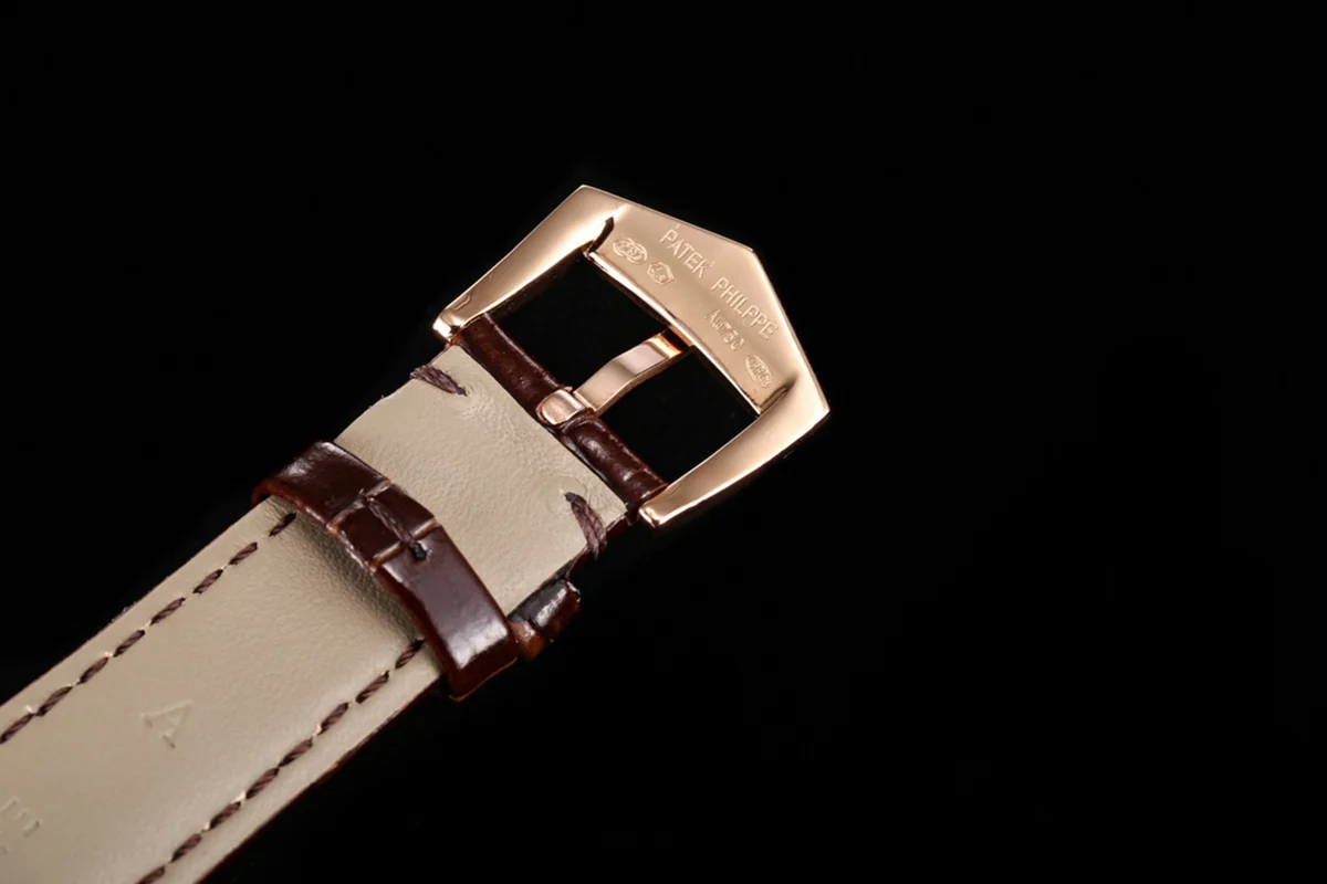 Calatrava 6119R White Dial in Pink Gold