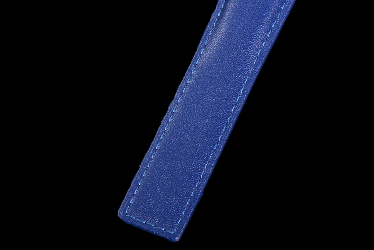 Carrera Chronograph 42 Blue Dial on Leather Strap