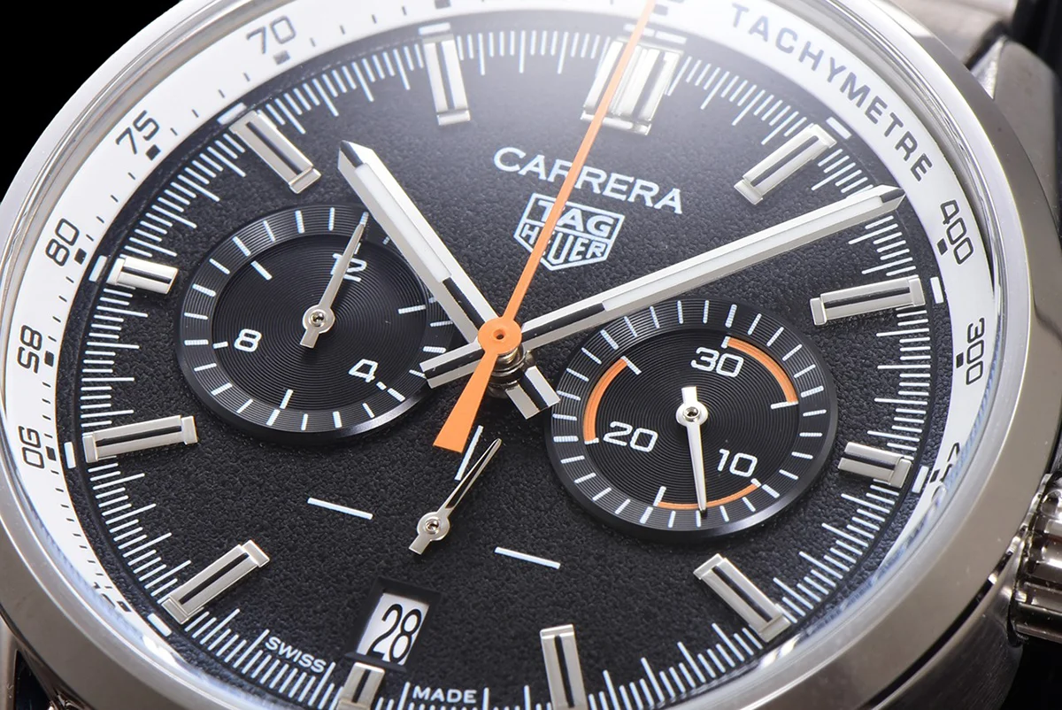 Carrera Chronograph 43 Black Dial
