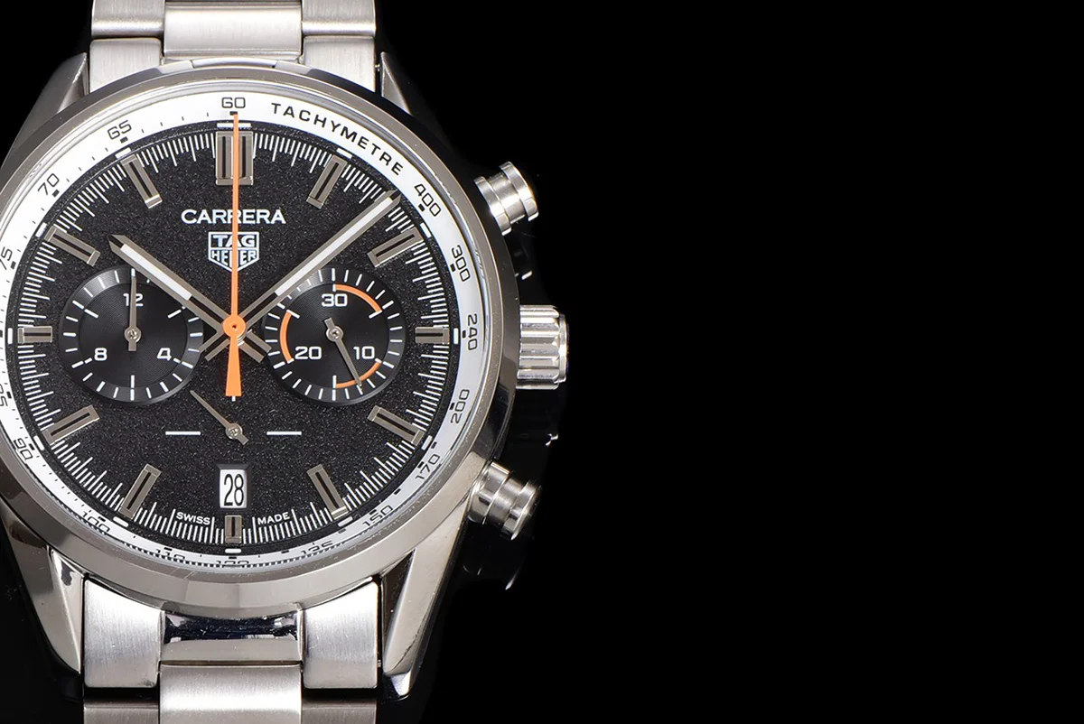 Carrera Chronograph 43 Black Dial