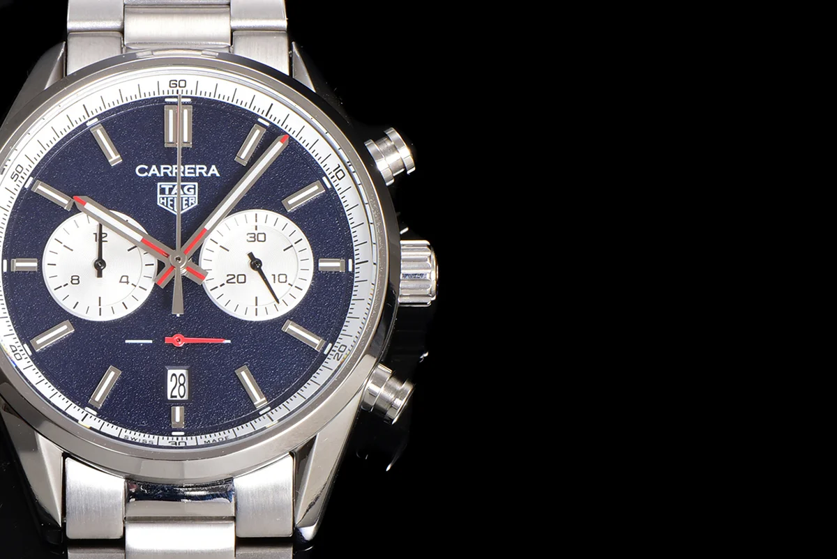 Carrera Chronograph 43 Black Dial