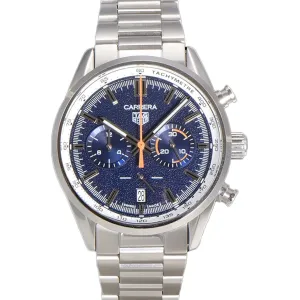Carrera Chronograph 43 Blue Dial