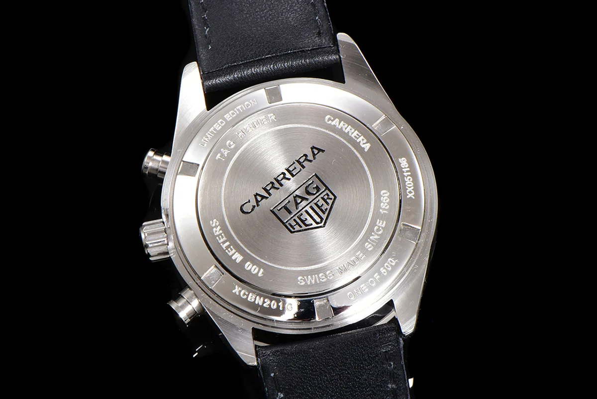 Carrera Skipper 39 Blue Dial on Leather Strap