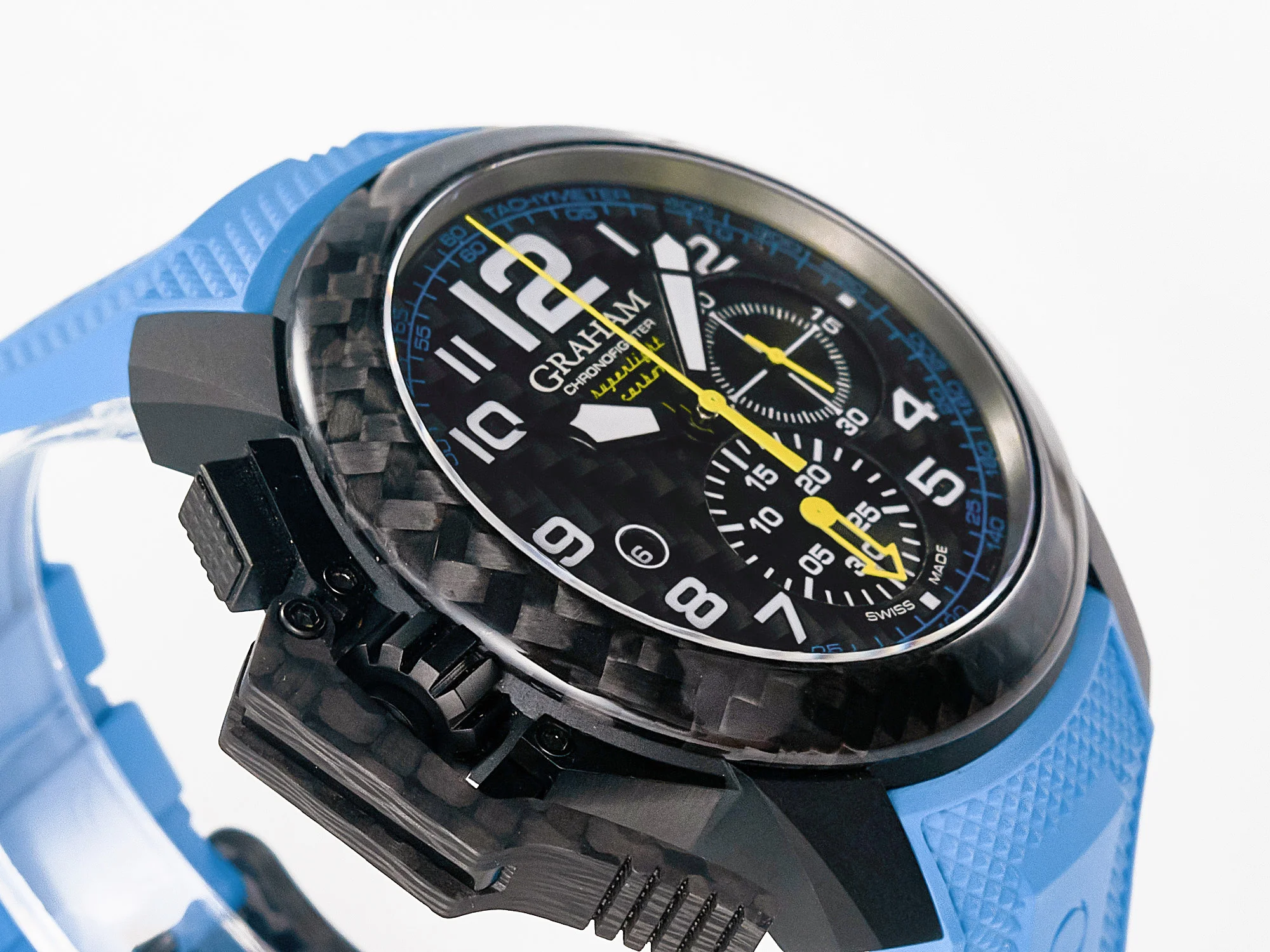 Chronofighter Superlight JKF 1:1 Best Edition on Blue Rubber Strap A7750
