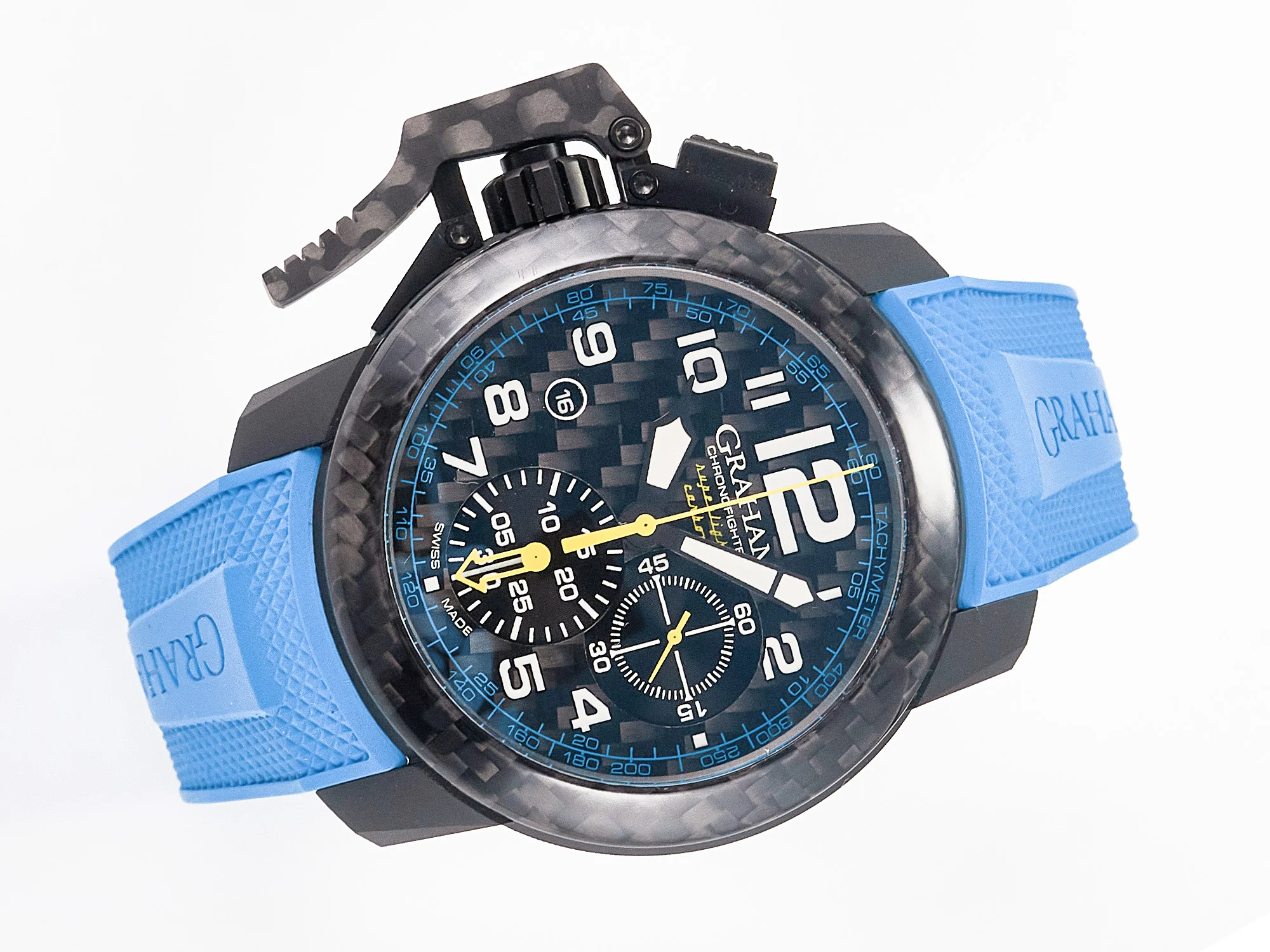 Chronofighter Superlight JKF 1:1 Best Edition on Blue Rubber Strap A7750