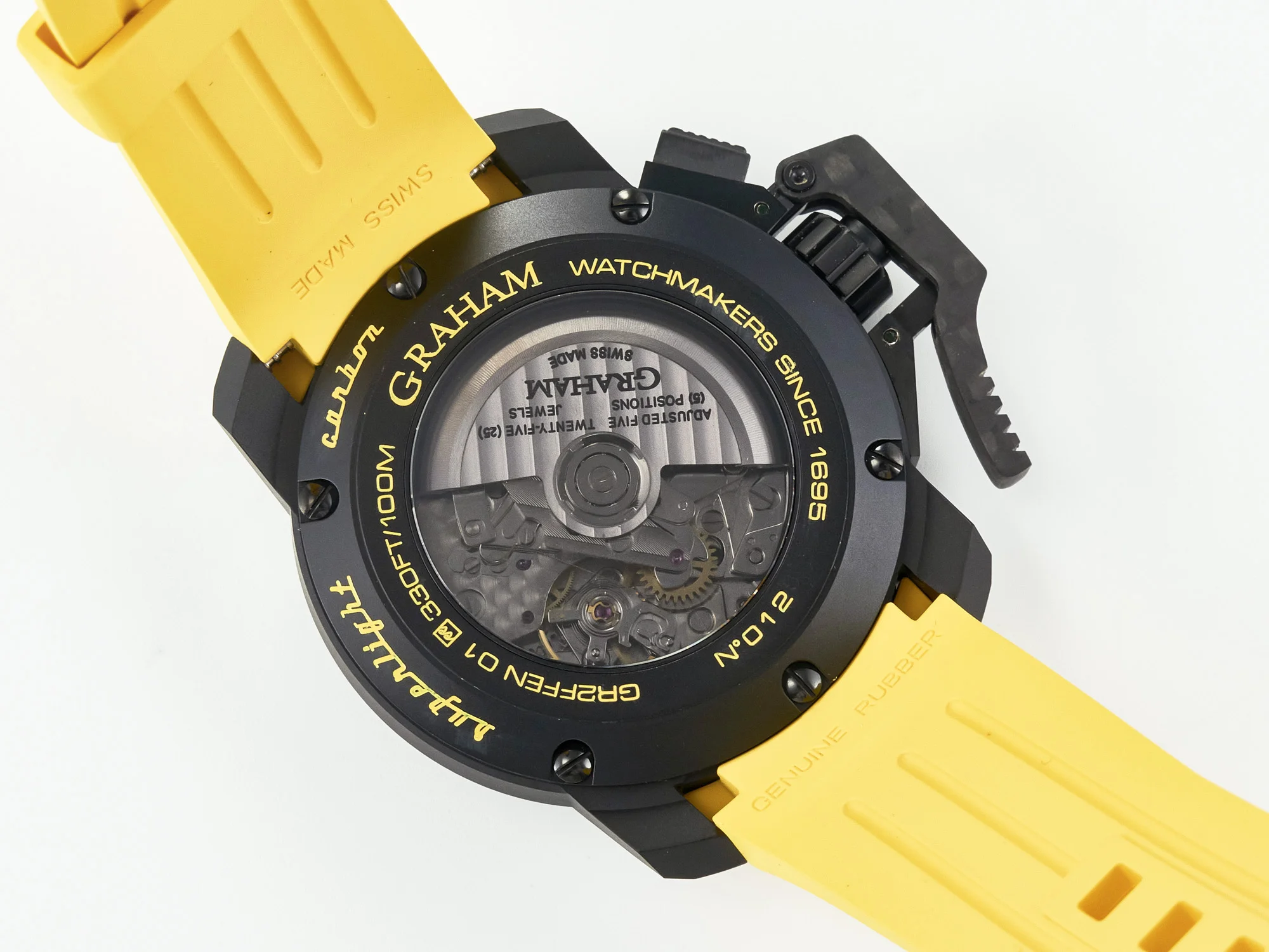 Chronofighter Superlight JKF 1:1 Best Edition on Yellow Rubber Strap A7750