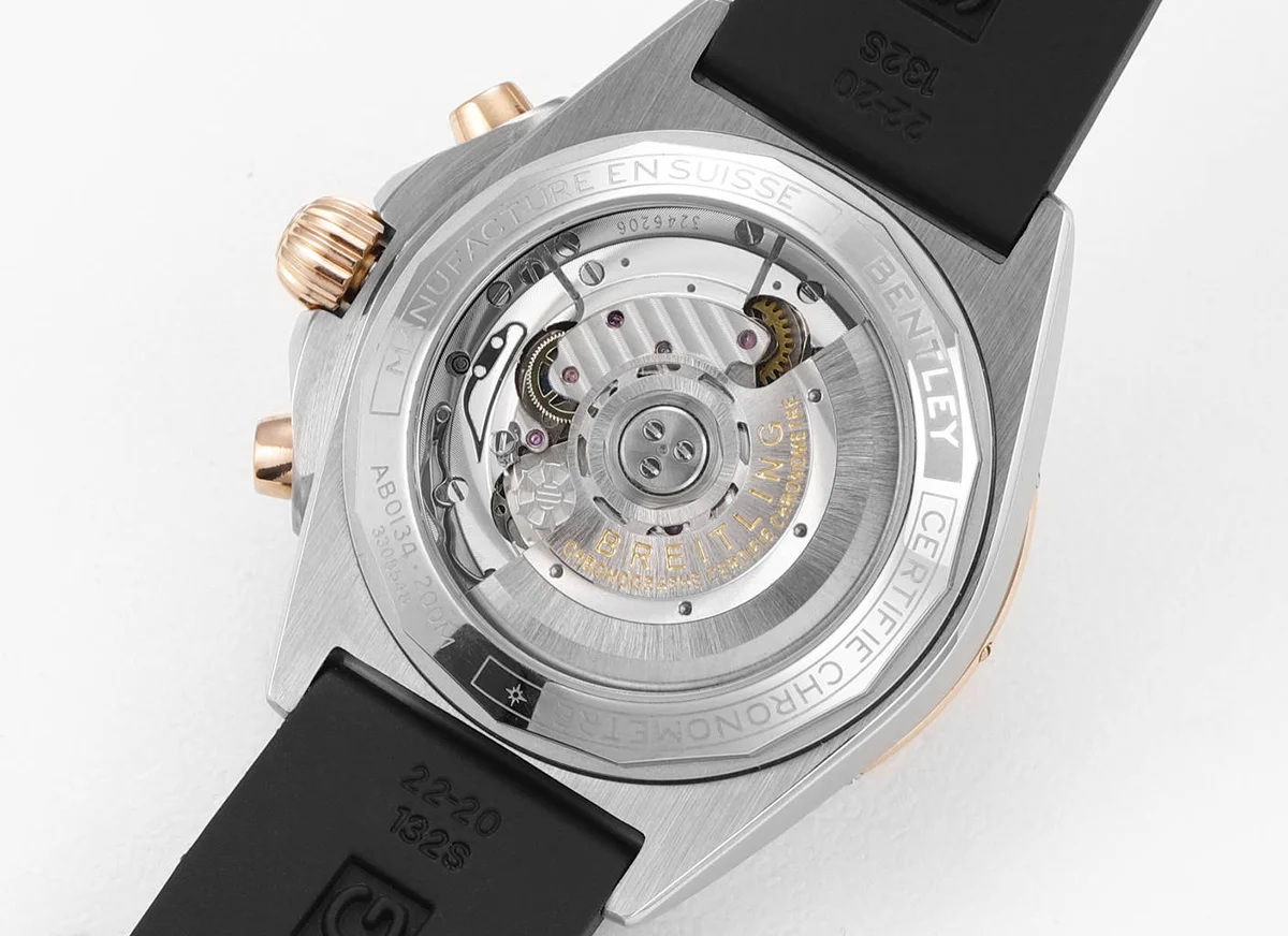 Chronomat B01 42 Blue Dial in Rose Gold