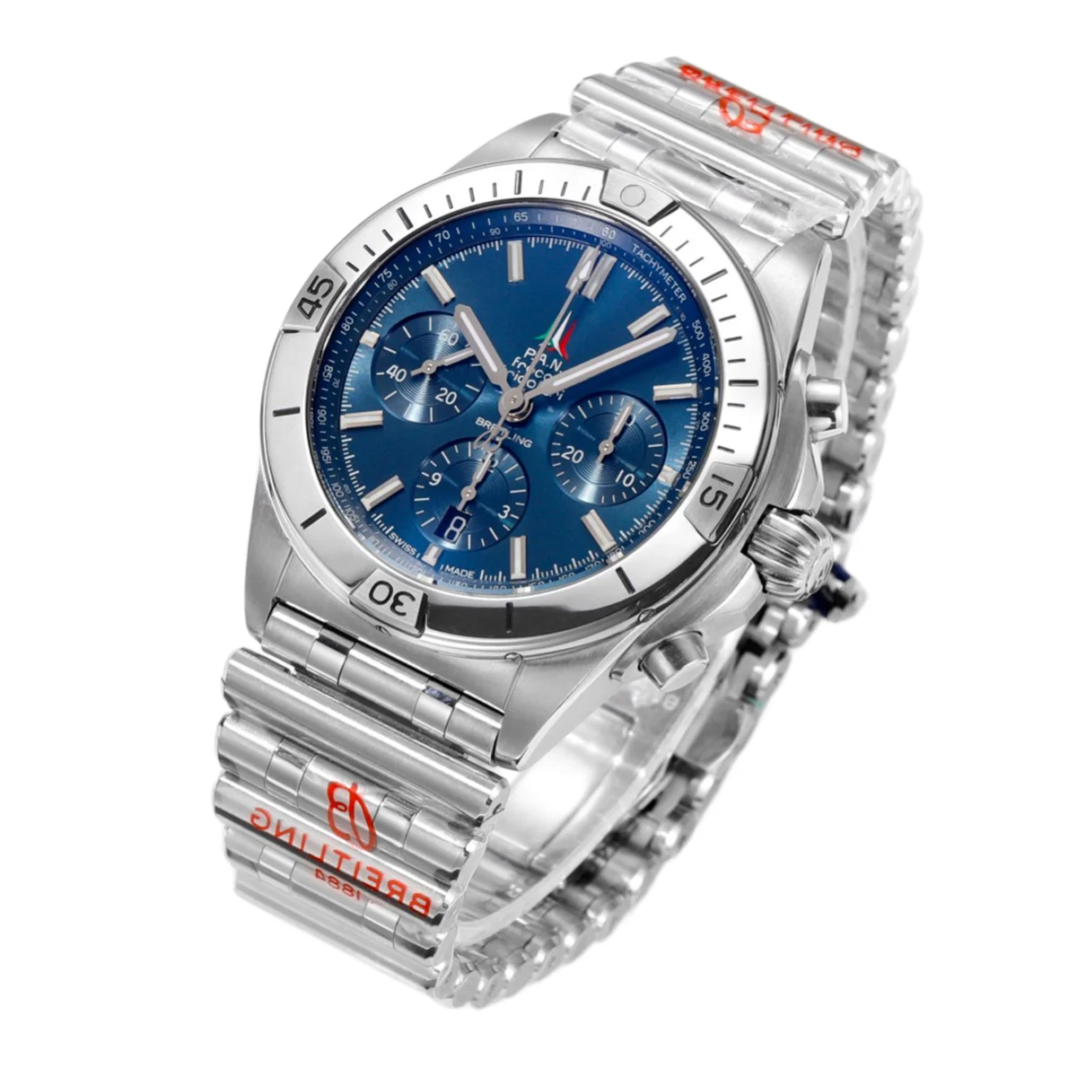 Chronomat B01 42 Frece Tricolori Blue Dial Ref: AB01344A1C1A1