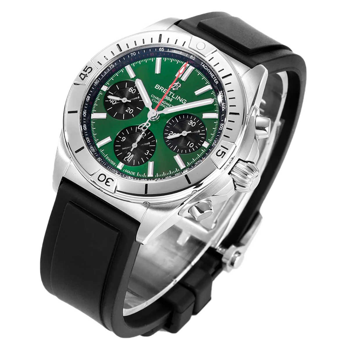 Chronomat B01 42 Green Dial Ref. AB0134101L1A1