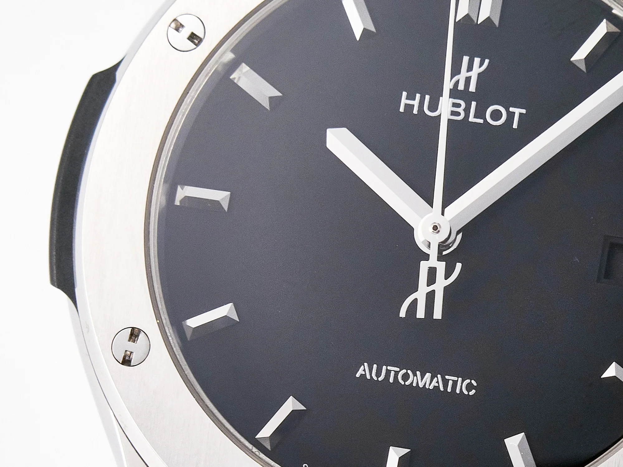 Classic Fusion 42mm SS JJF 1:1 Best Edition Black Dial on Black Gummy Leather Strap