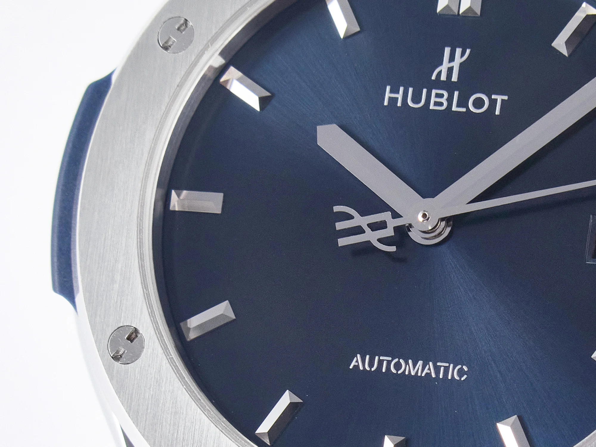 Classic Fusion 42mm SS JJF 1:1 Best Edition Blue Dial on Blue Gummy Leather Strap