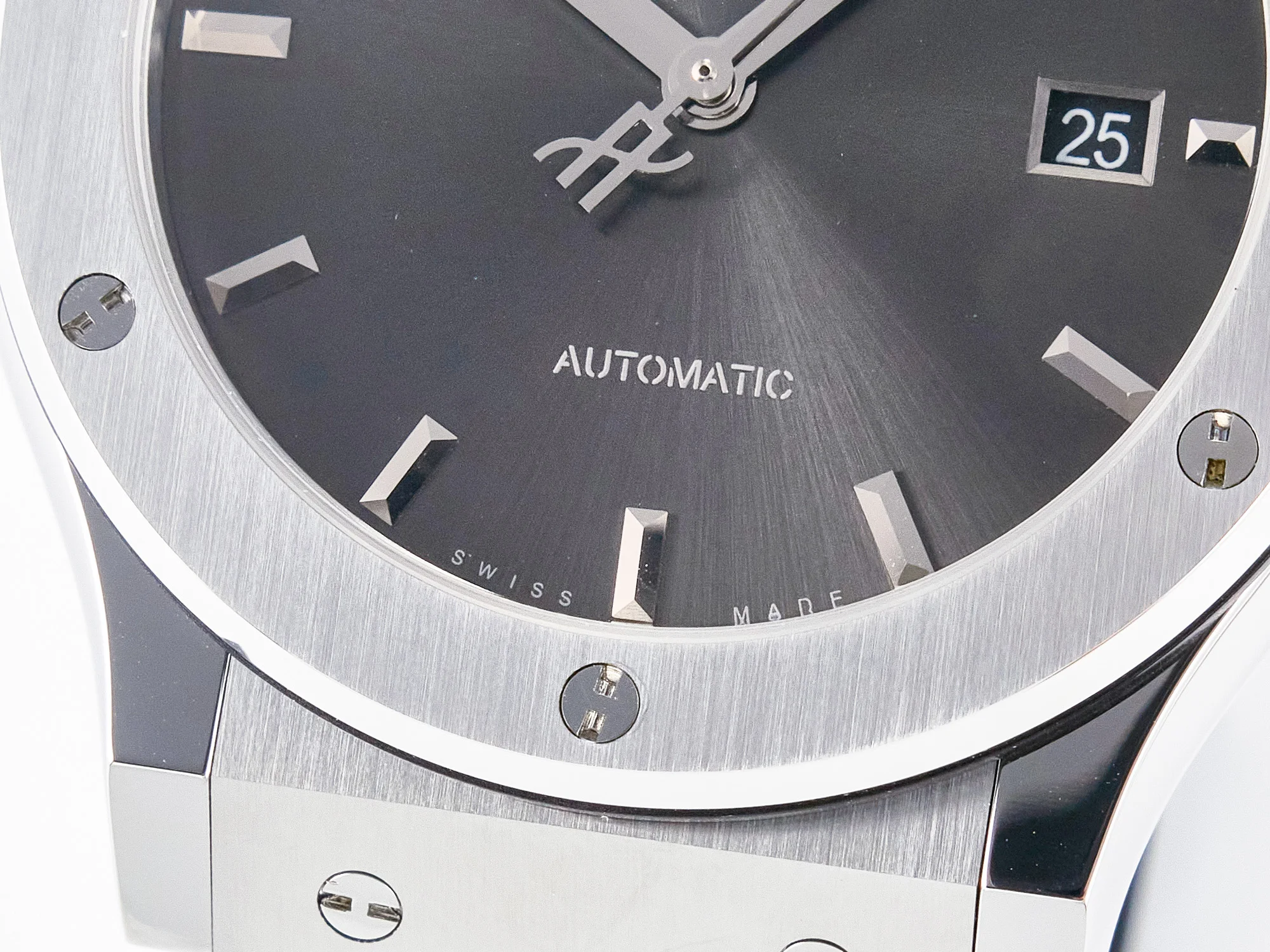 Classic Fusion 42mm SS JJF 1:1 Best Edition Gray Dial on Black Gummy Leather Strap