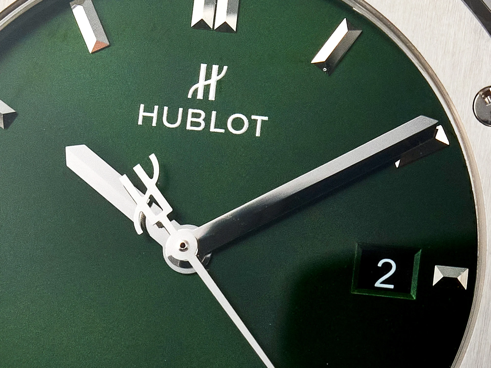 Classic Fusion 42mm SS JJF 1:1 Best Edition Green Dial on Green Gummy Leather Strap
