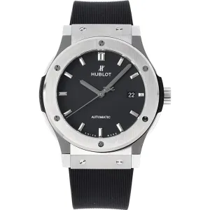 Classic Fusion Automatic 42mm Black Dial on Rubber Strap