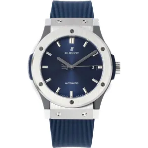 Classic Fusion Automatic 42mm Blue Dial on Rubber Strap