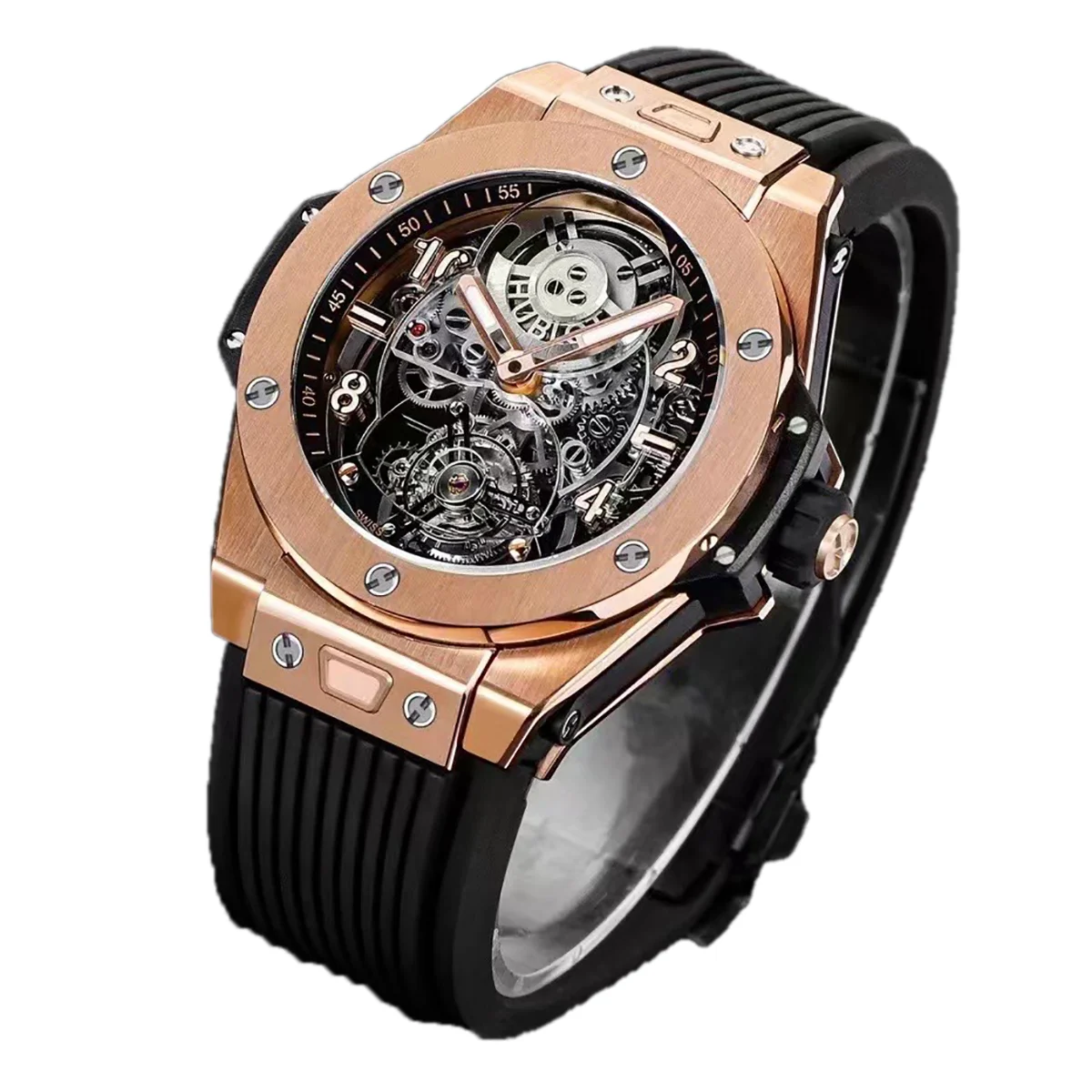 Classic Fusion Tourbillon 45mm Skeleton Dial in Rose Gold