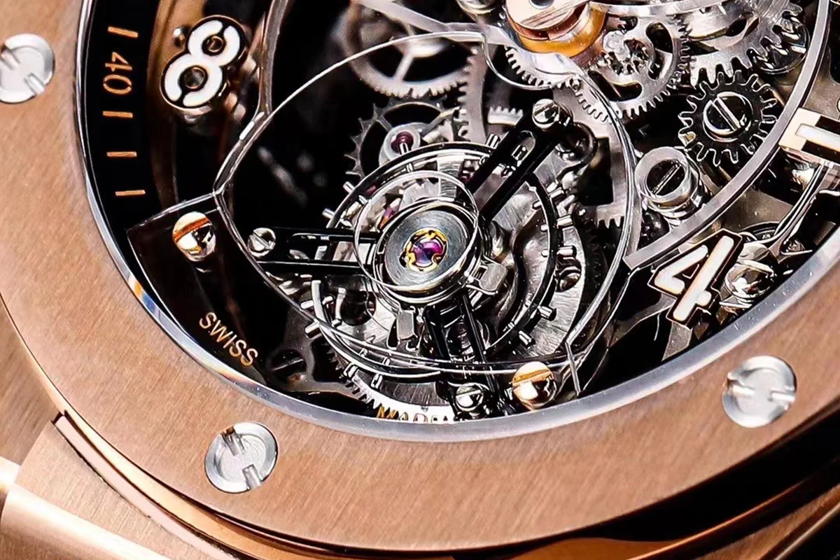 Classic Fusion Tourbillon 45mm Skeleton Dial in Rose Gold