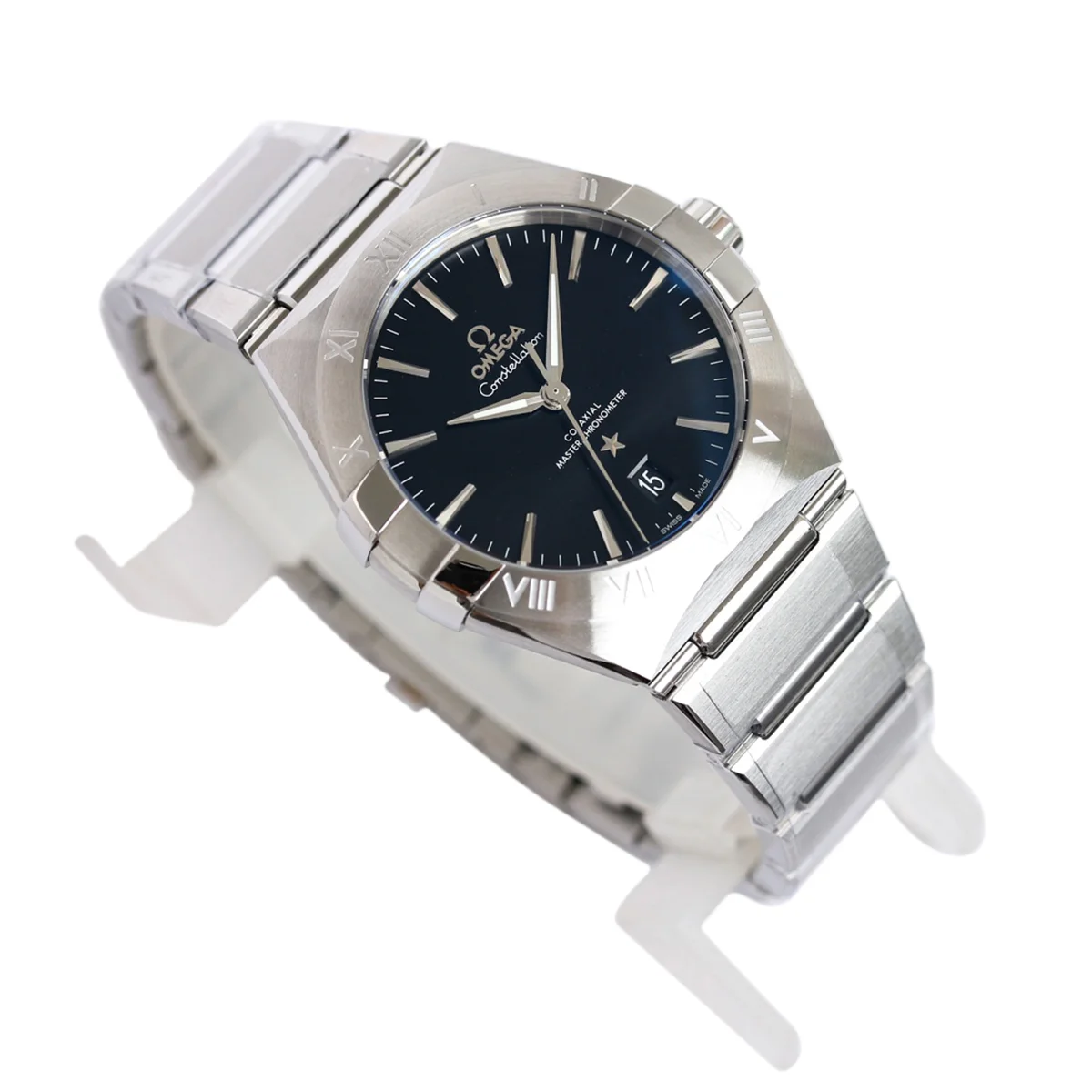 Constellation Co-Axial Chronometer 39mm Black Dial in Steel