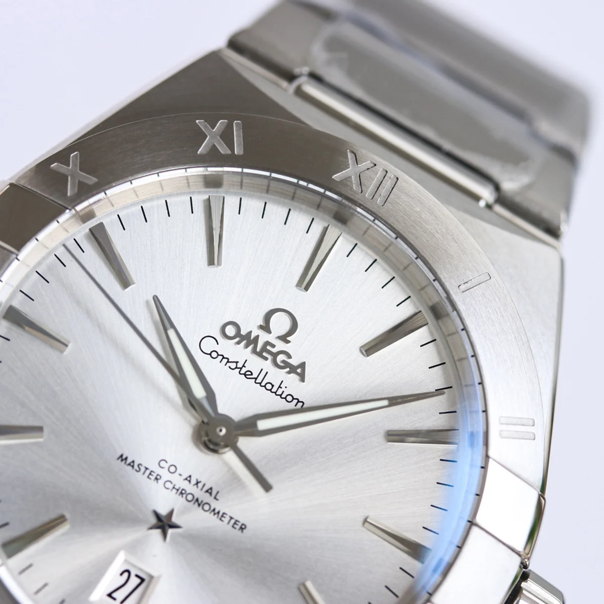 Constellation Co-Axial Chronometer 39mm Silver Dial in Steel