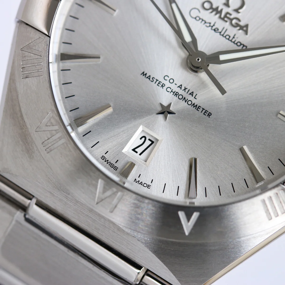 Constellation Co-Axial Chronometer 39mm Silver Dial in Steel