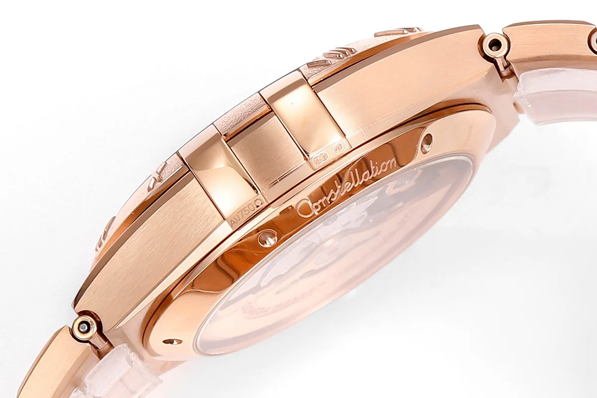 Constellation Co-Axial Master Chronometer 41mm Pink Meteorite Dial in Rose Gold on Bracelet