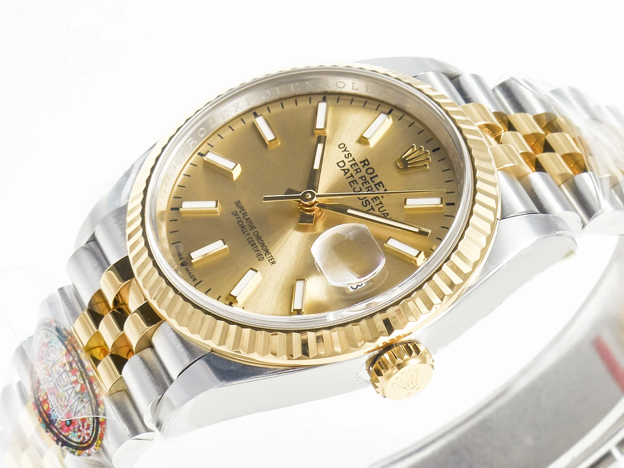 DateJust 36 126233 Clean 1:1 Best Edition 904L Steel YG Stick Dial on SS/YG Jubilee Bracelet VR3235