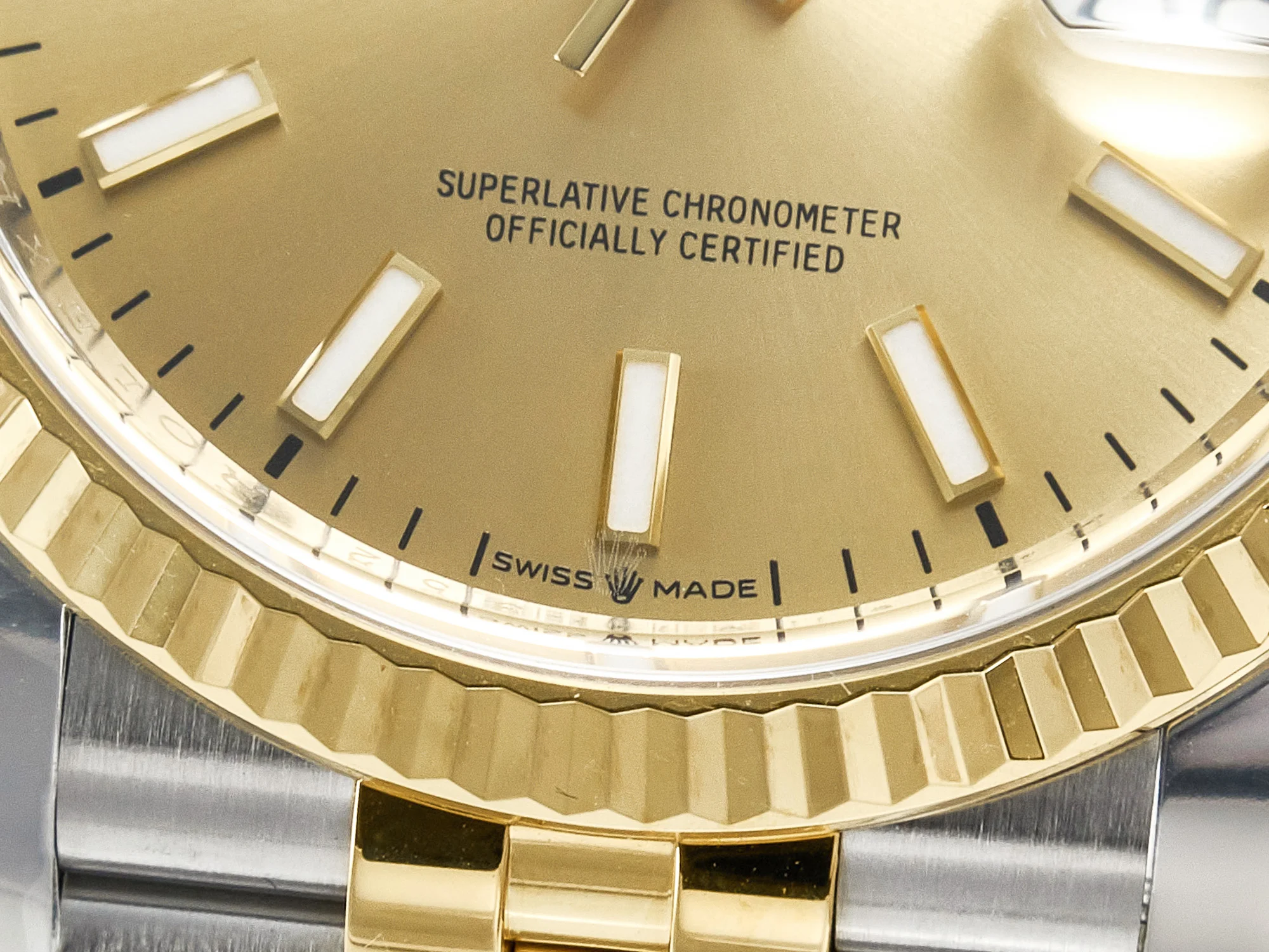 DateJust 36 126233 Clean 1:1 Best Edition 904L Steel YG Stick Dial on SS/YG Jubilee Bracelet VR3235