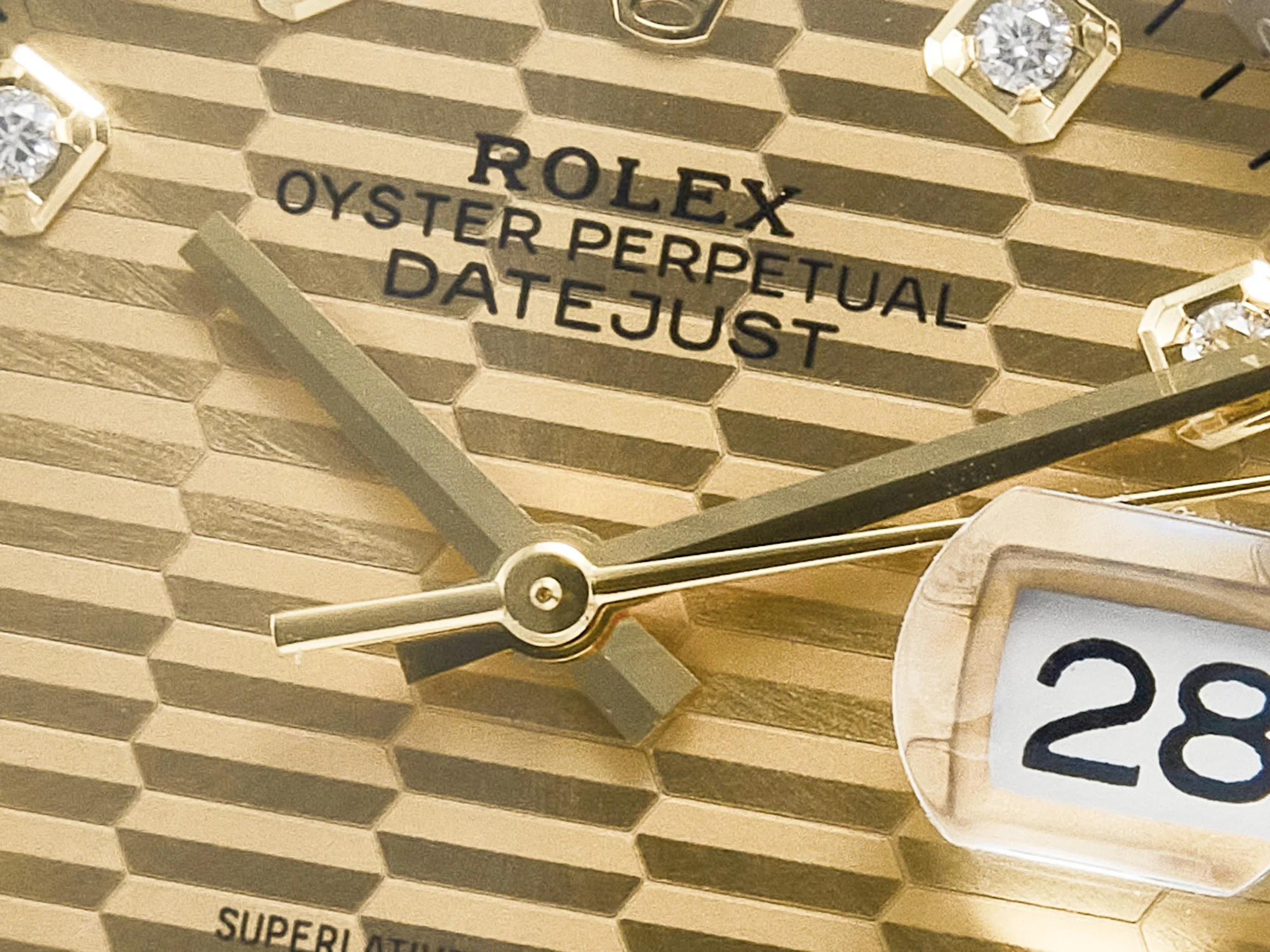 DateJust 36 126233 Clean 1:1 Best Edition 904L Steel YG Textured Diamonds Dial on SS/YG Jubilee Bracelet VR3235