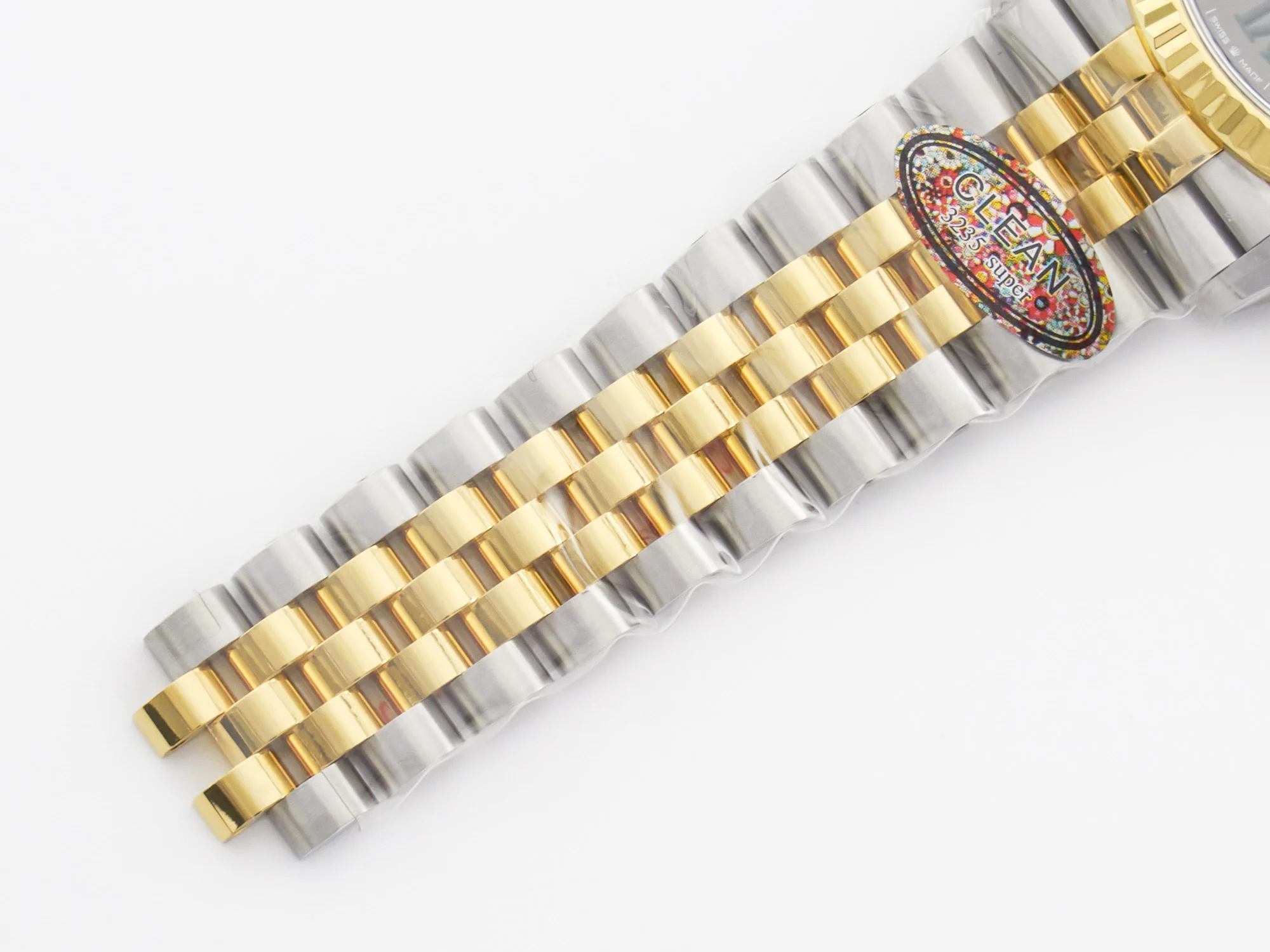 DateJust 36 126233 Clean 1:1 Best Edition 904L Steel YG Textured Diamonds Dial on SS/YG Jubilee Bracelet VR3235
