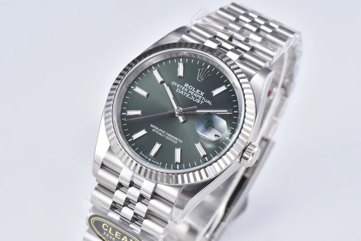 Datejust 36 126334 Mint Green Dial Stick on Jubilee Bracelet