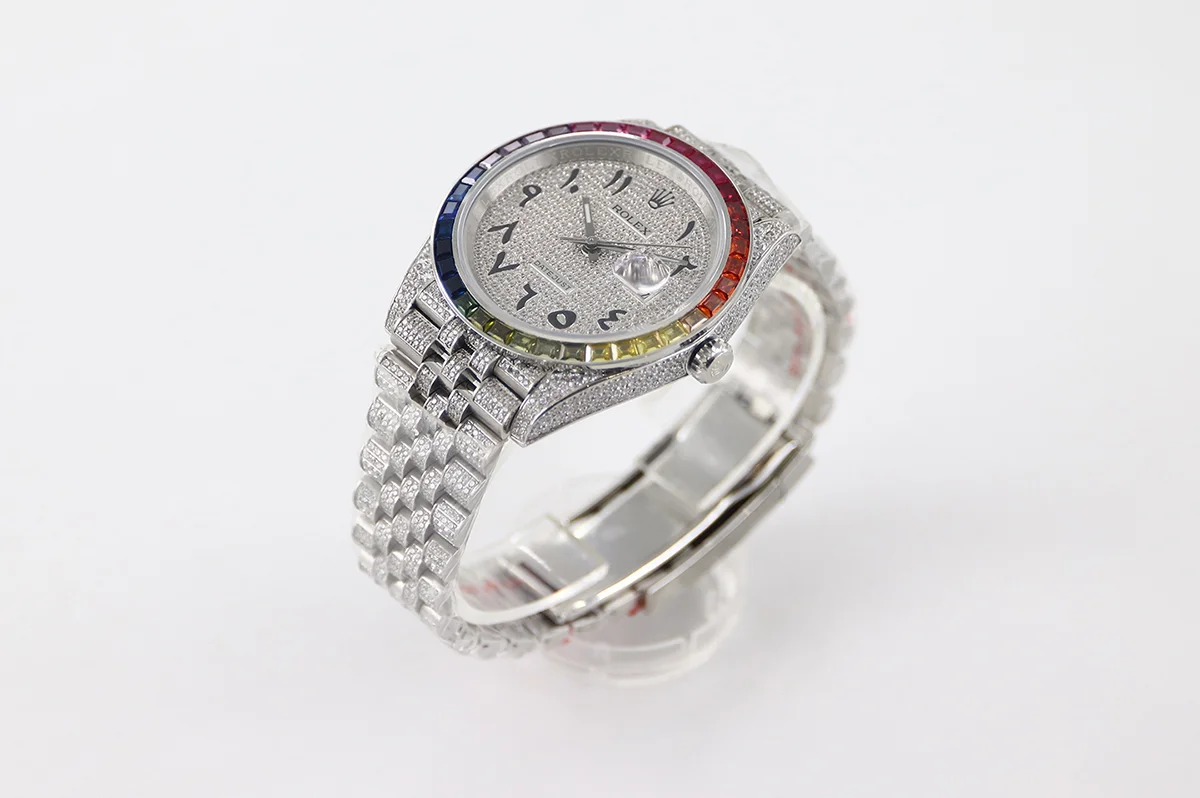 Datejust 41 126300 Diamond Dial Arabic Markers on Jubilee Bracelet