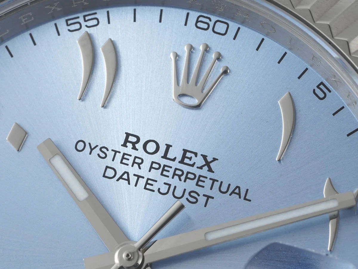 Datejust 41 126300 Ice Blue Dial with Arabic Numerals in Steel