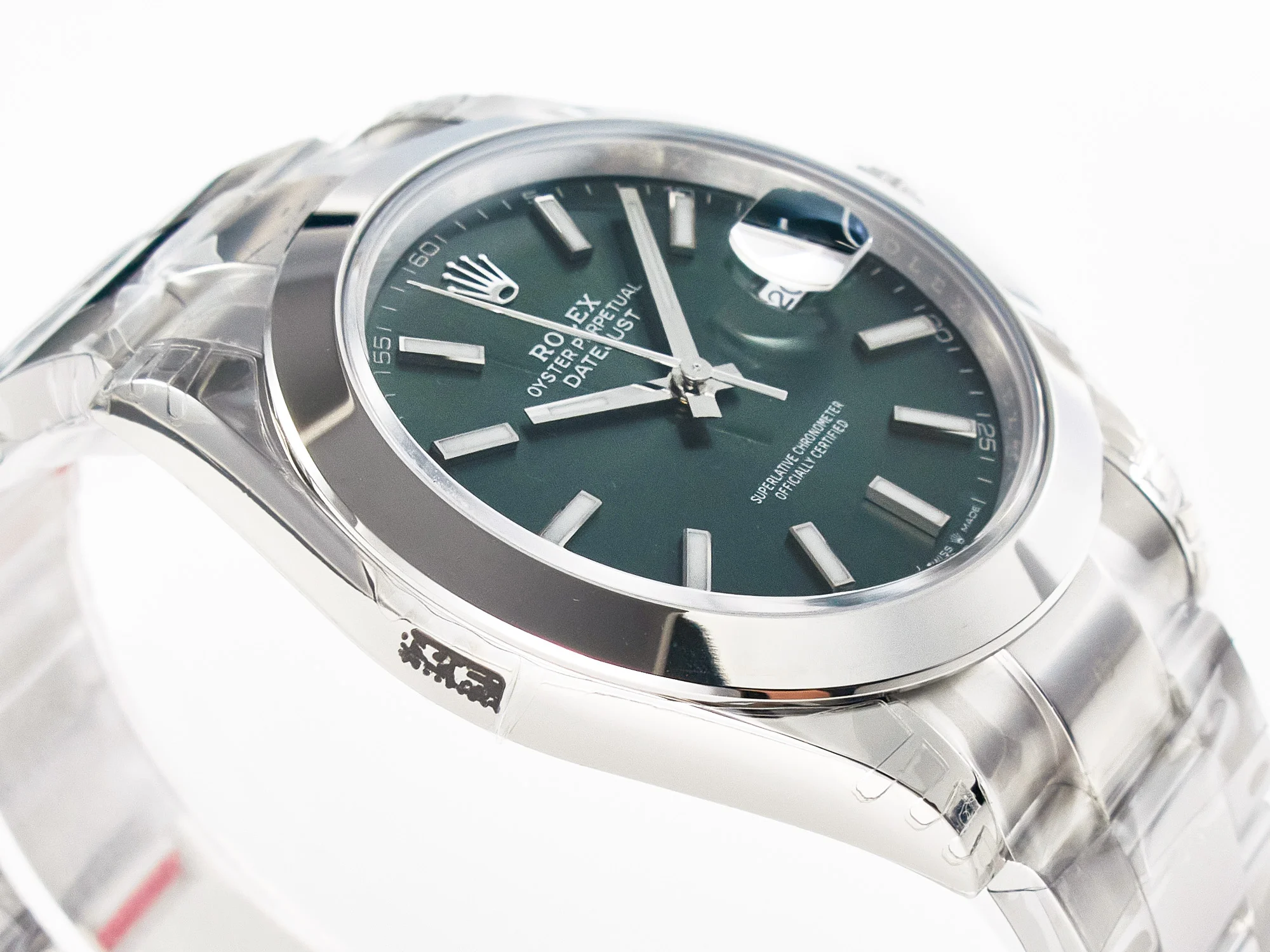 DateJust 41 126330 904L SS VSF 1:1 Best Edition Green Dial on Oyster Bracelet VS3235